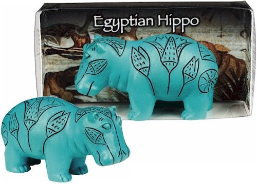 Mini Egyptian Hippo Statue