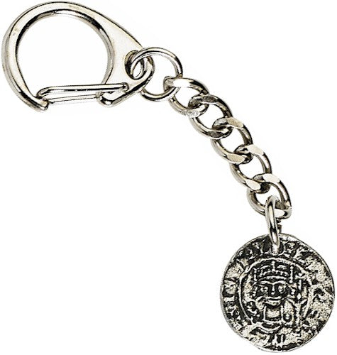 King William I Silver Hammered Medieval Coin Keyring