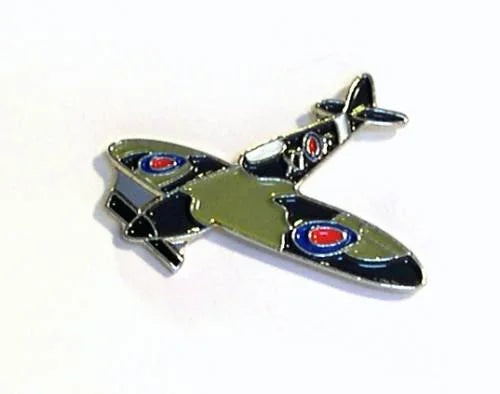 WW2 Spitfire Plane Pin Badge