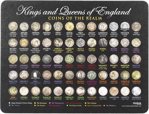 Kings & Queens of England Mouse Mat
