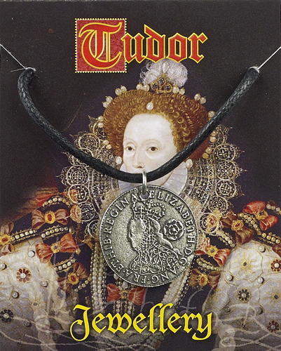Elizabeth I Sixpence Medieval Coin Pendant