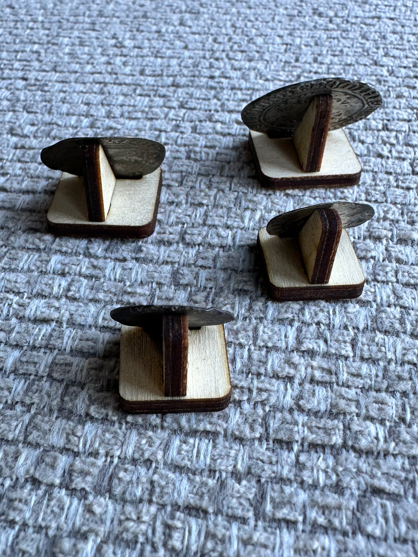 Coin Display Stands 10 Pack Size Small & Large