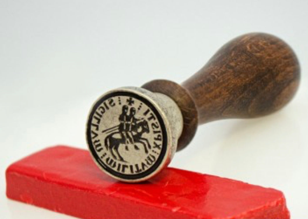 Knights Templar Wax Seal Stamp Set
