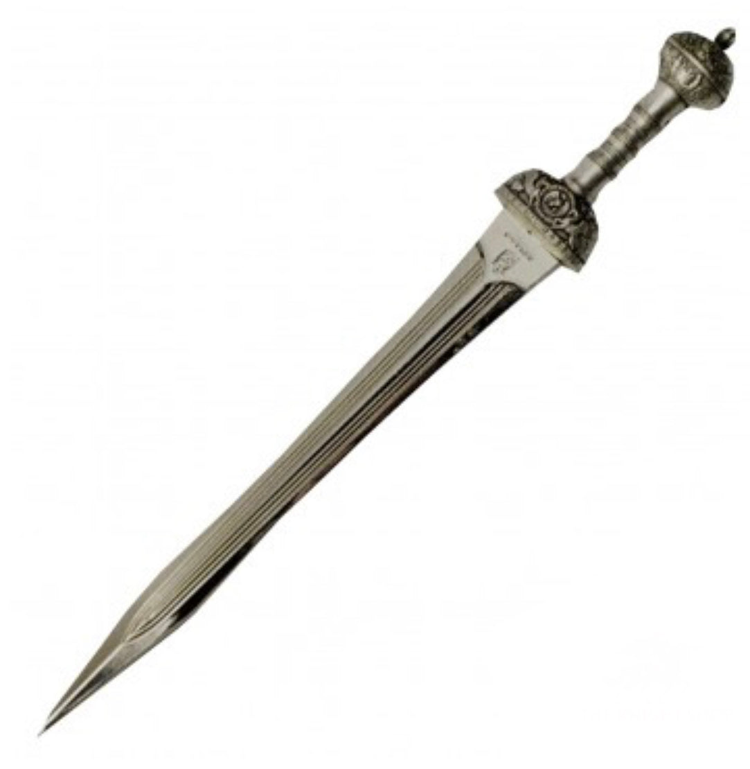 Roman Gladius Sword Letter Opener - Silver Plated