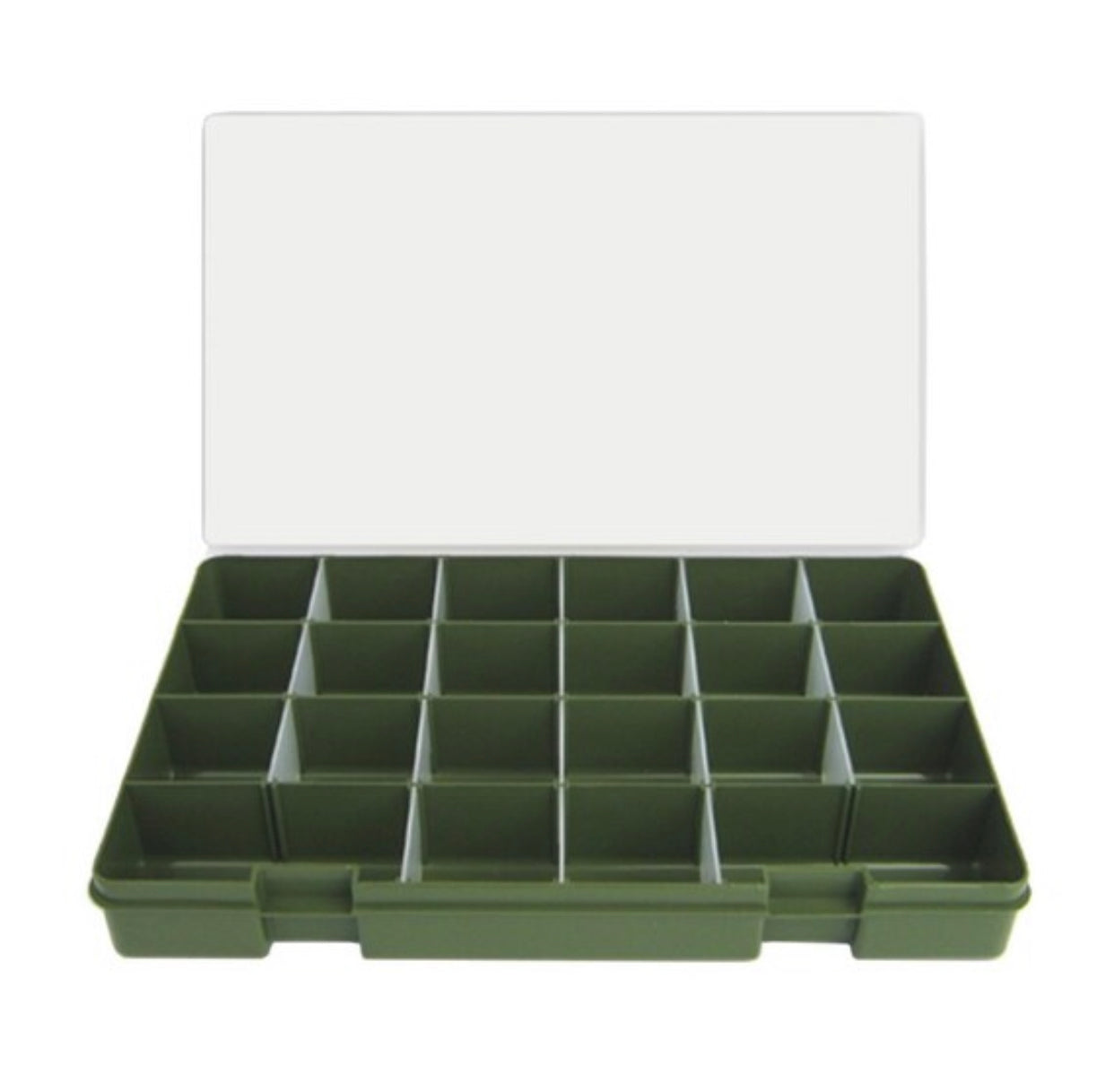 Fishing Tackle Box 22 Adjustable Compartments ‘Evolution of Man’