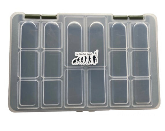 Fishing Twin Tray Adjustable Compartment Tackle Box