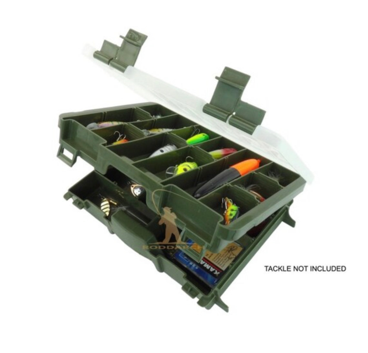 Fishing Twin Tray Adjustable Compartment Tackle Box