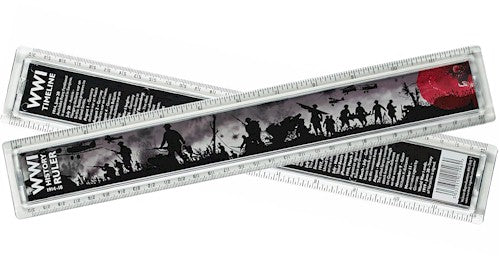 WW1 History 30CM Ruler