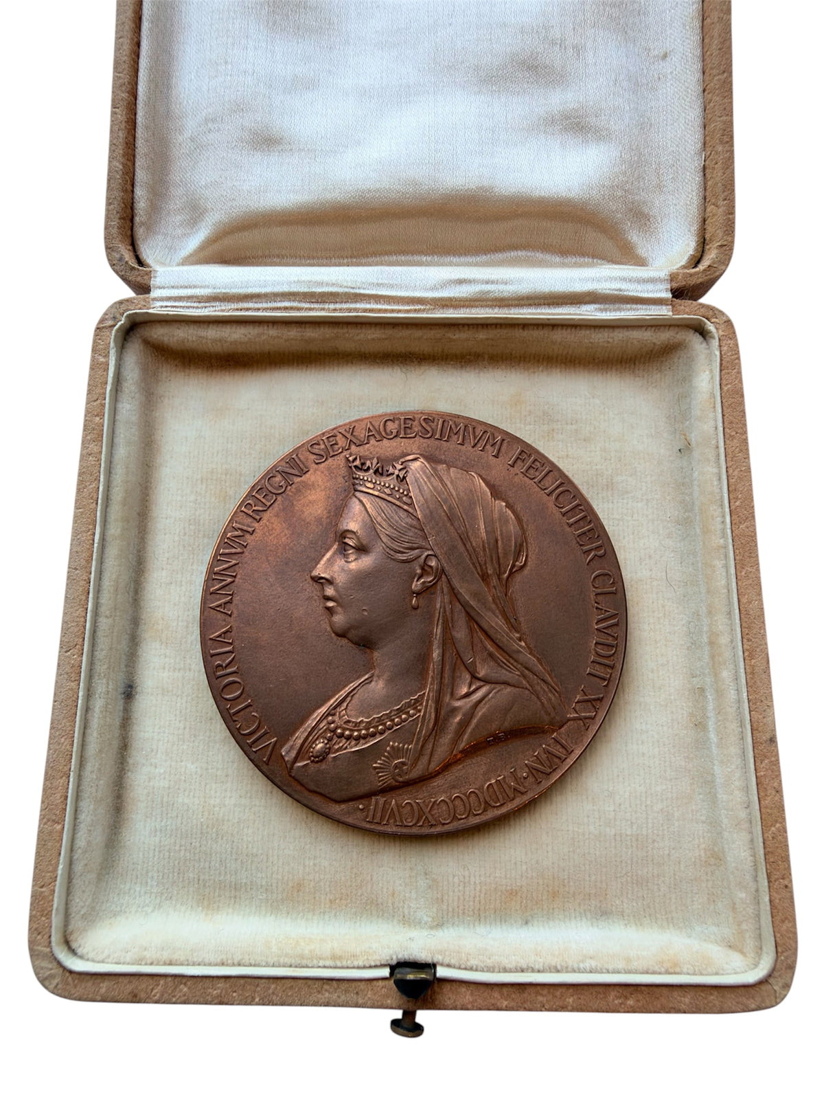 1897 Queen Victoria Official Diamond Jubilee Large Bronze Medal