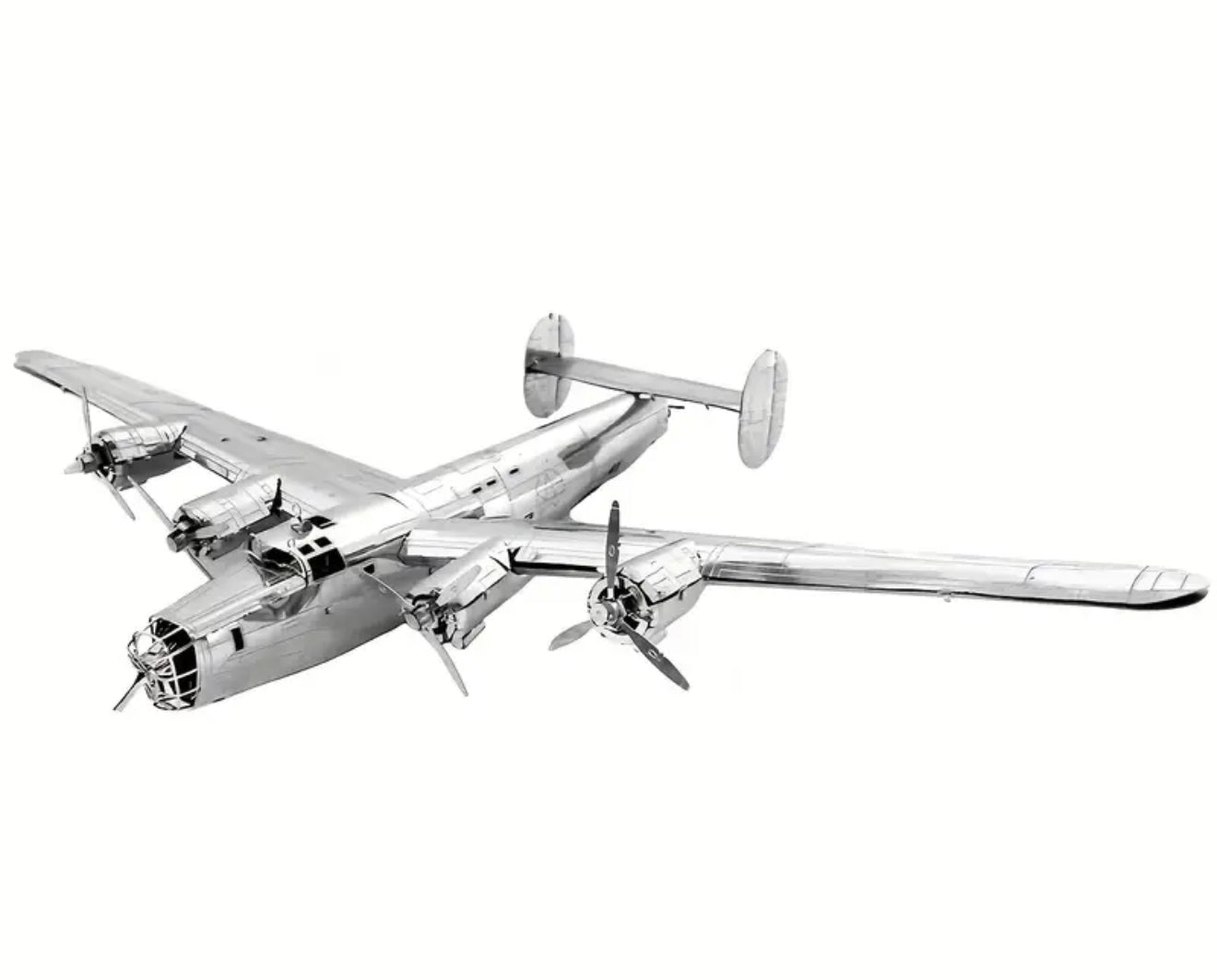 WW2 USAF B-24 Liberator Bomber Metal Model Kit Plane