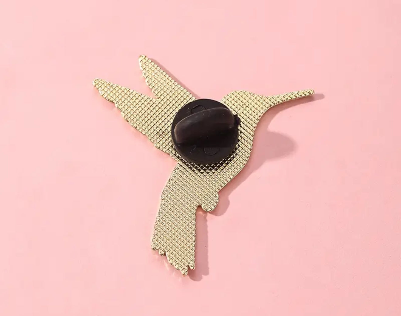 Hummingbird Wildlife Bird Enamel Pin Badge *4 COLOURS AVAILABLE*
