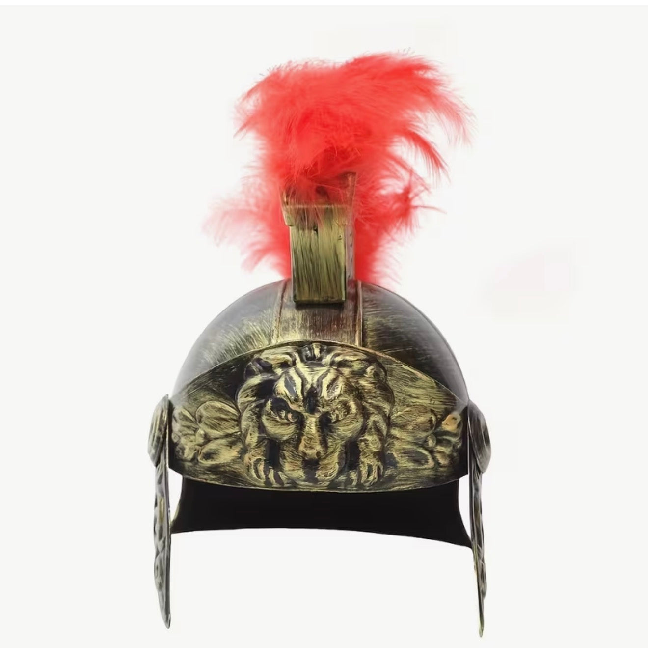 Childs Roman Centurion Soldier Gladiator Helmet Kids Fancy Dress World Book Day