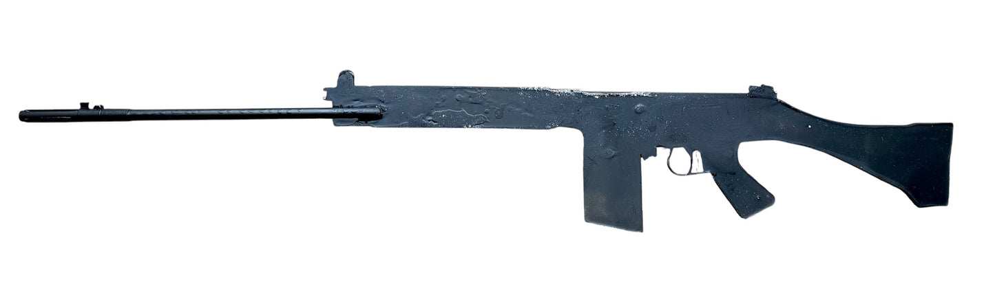 1:1 British Army (Falklands & NI) SLR L1A1 resin, flat back wall hanger
