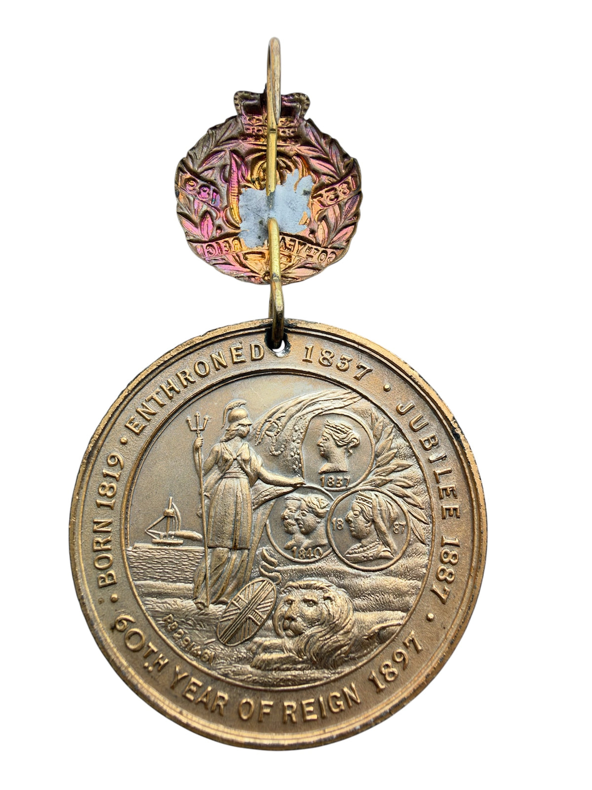 Queen Victoria 1897 Diamond Jubilee Commemorative Medal