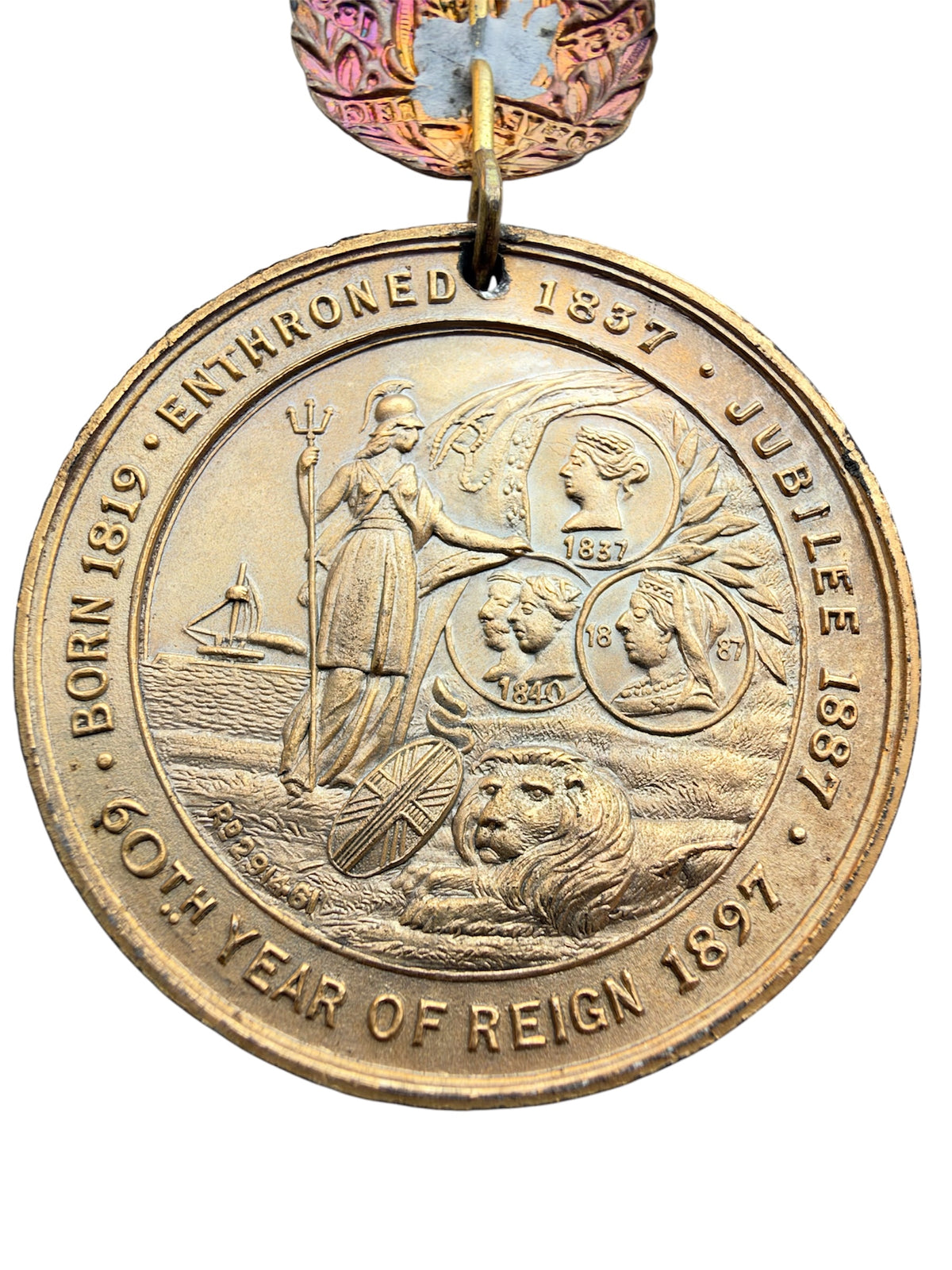 Queen Victoria 1897 Diamond Jubilee Commemorative Medal