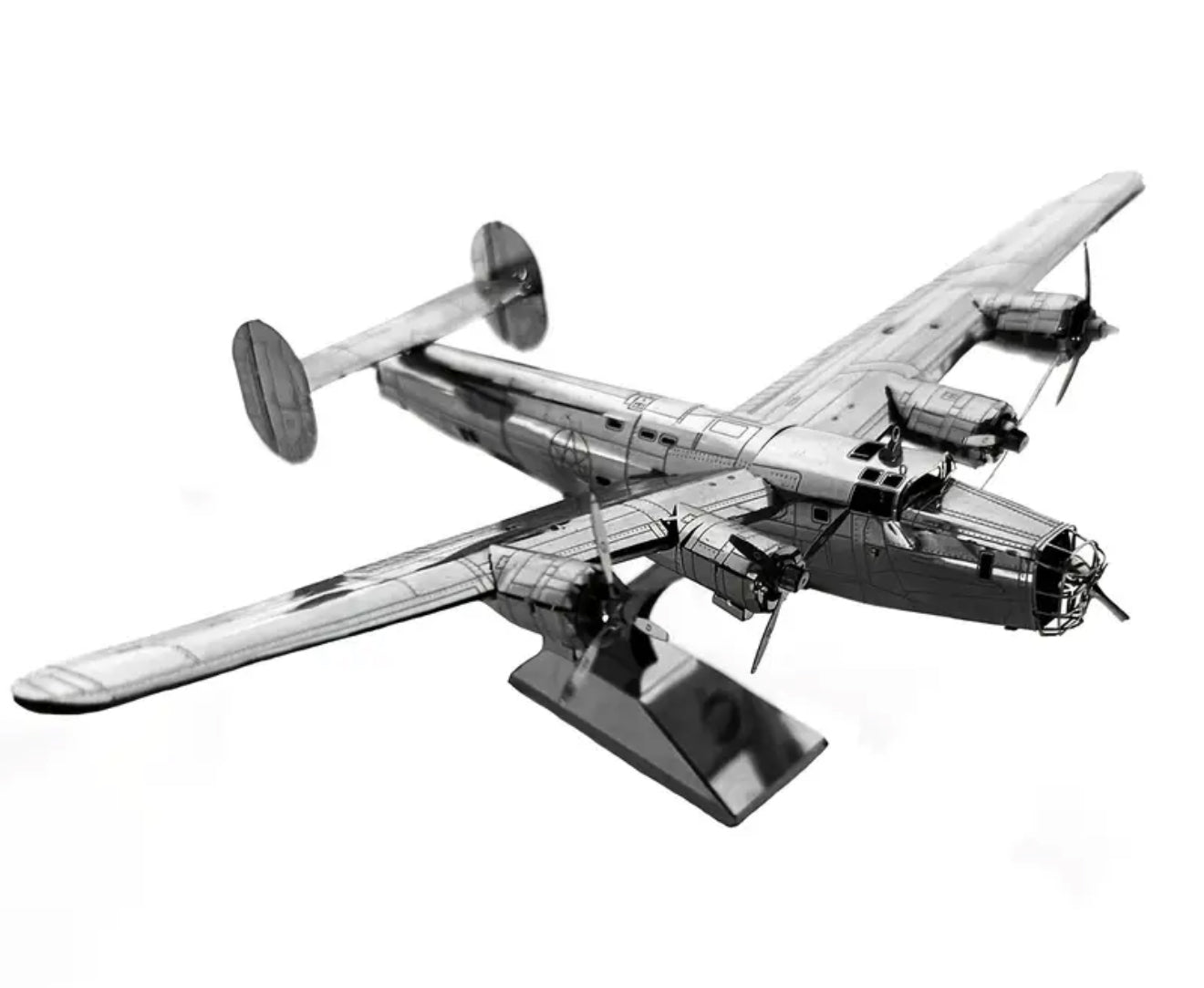 WW2 USAF B-24 Liberator Bomber Metal Model Kit Plane