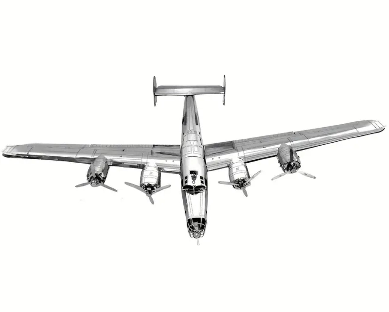 WW2 USAF B-24 Liberator Bomber Metal Model Kit Plane