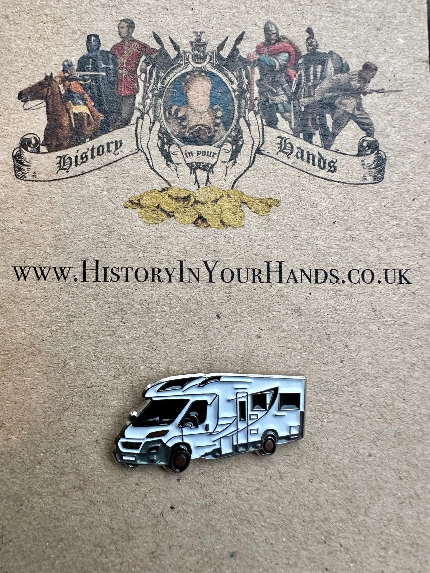 Motorhome Camper Enamel Pin Badge