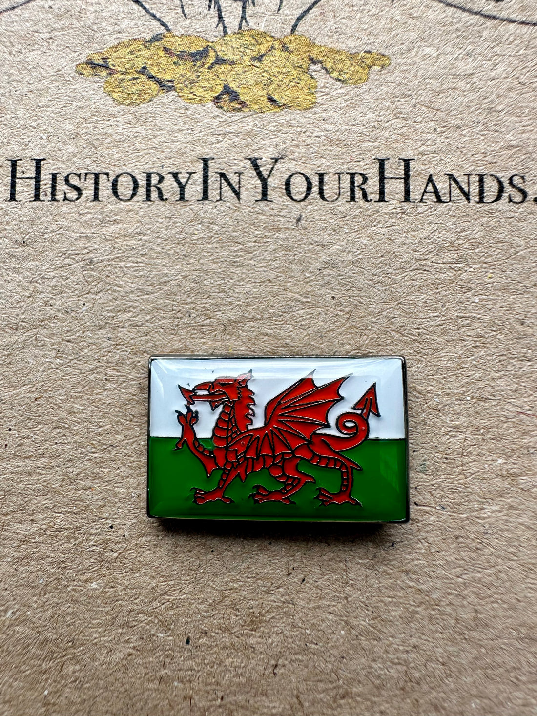 Welsh Flag Pin Badge – History In Your Hands