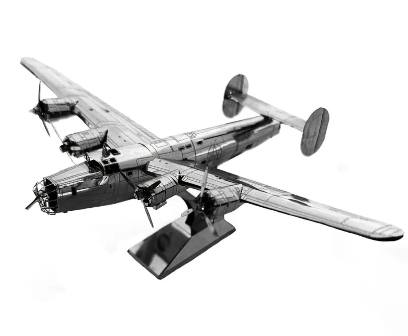 WW2 USAF B-24 Liberator Bomber Metal Model Kit Plane