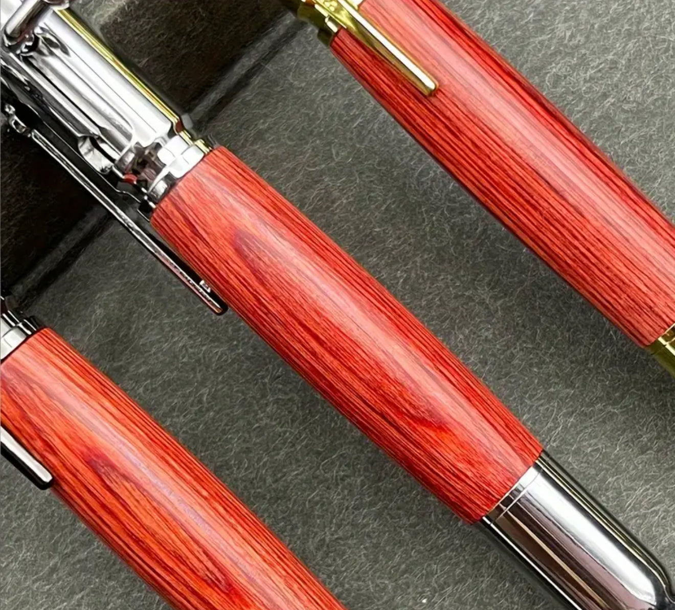 Bolt Action Hunting Shooting Rifle Bullet Wooden Rosewood Ballpoint Pen