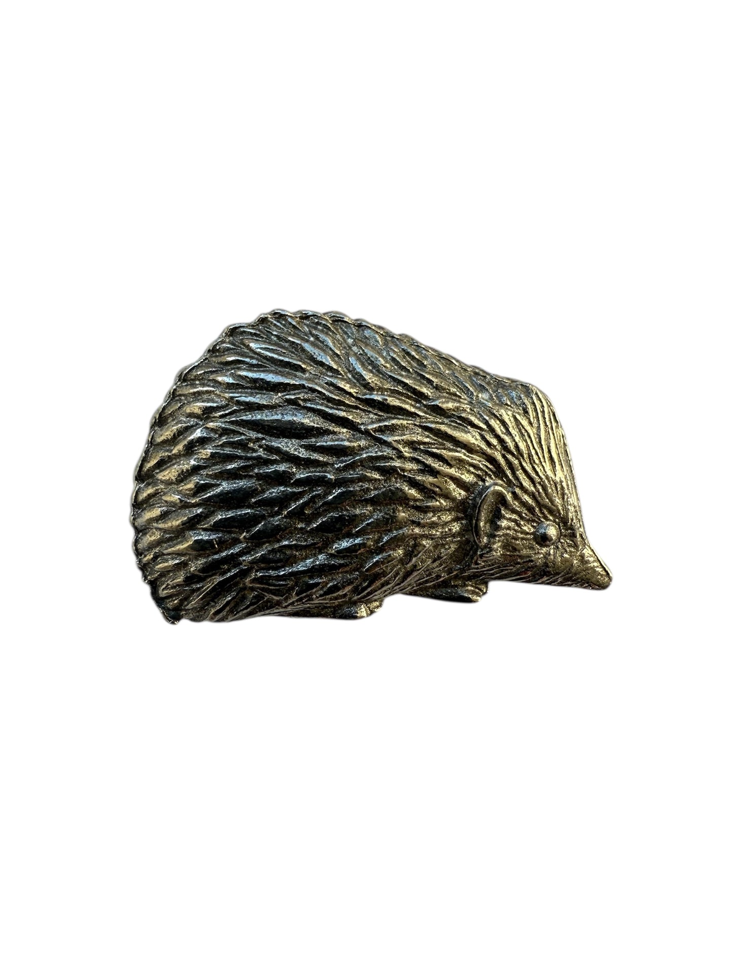 Silver Pewter Hedgehog Pin Badge