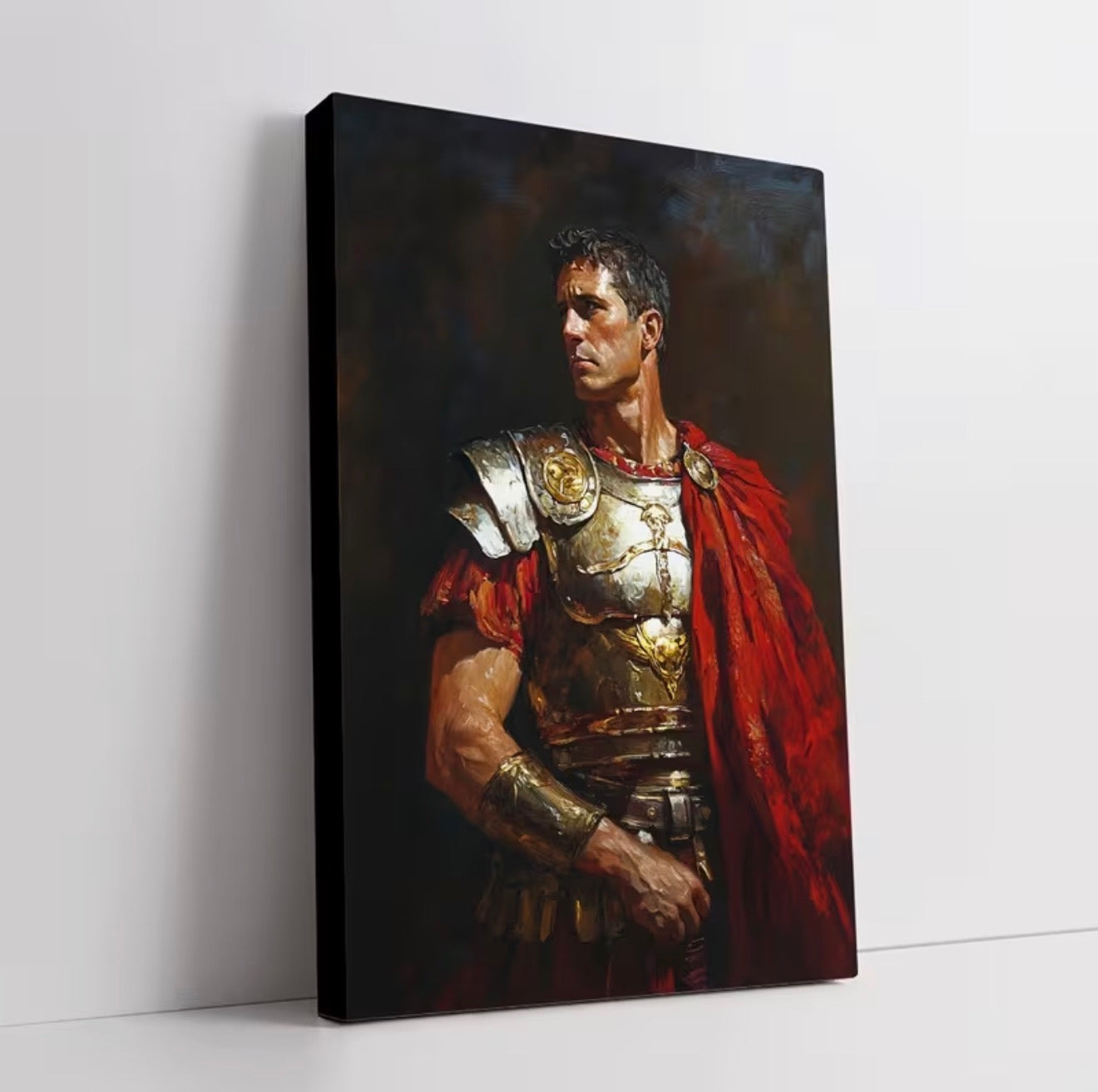 Roman Gladiator Legionary Soldier Wall Art Poster Canvas Print Picture