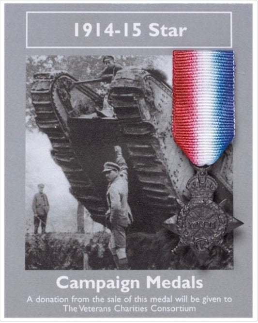 World War One 1914-15 Star - WW1 Campaign Miniature Medal -  Reproduction