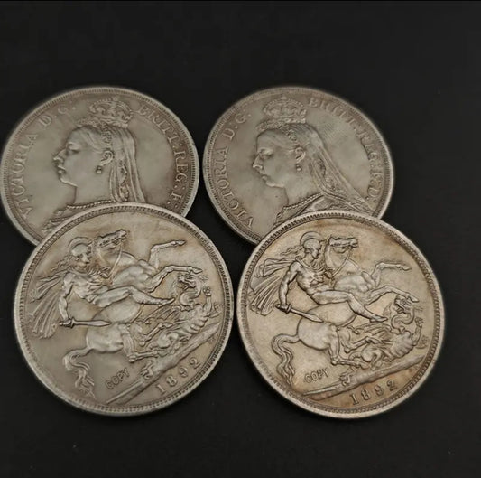 Queen Victoria 1892 Jubilee Head Crown.  Souvenir Gap Filler