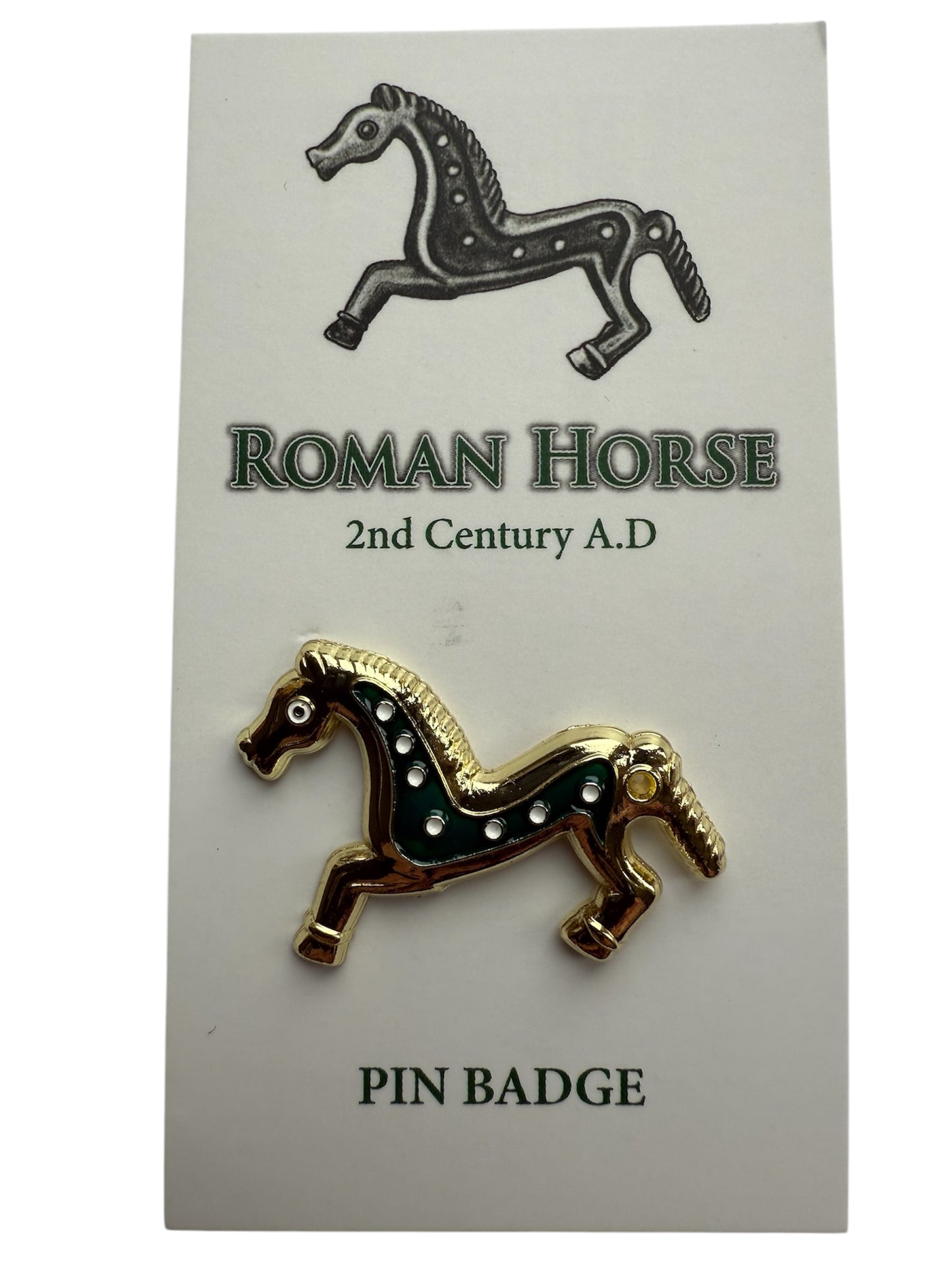 Roman Horse Enamel Pin Badge