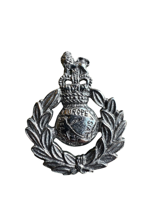 Royal Marines Commandos Silver Pin Badge Made In UK