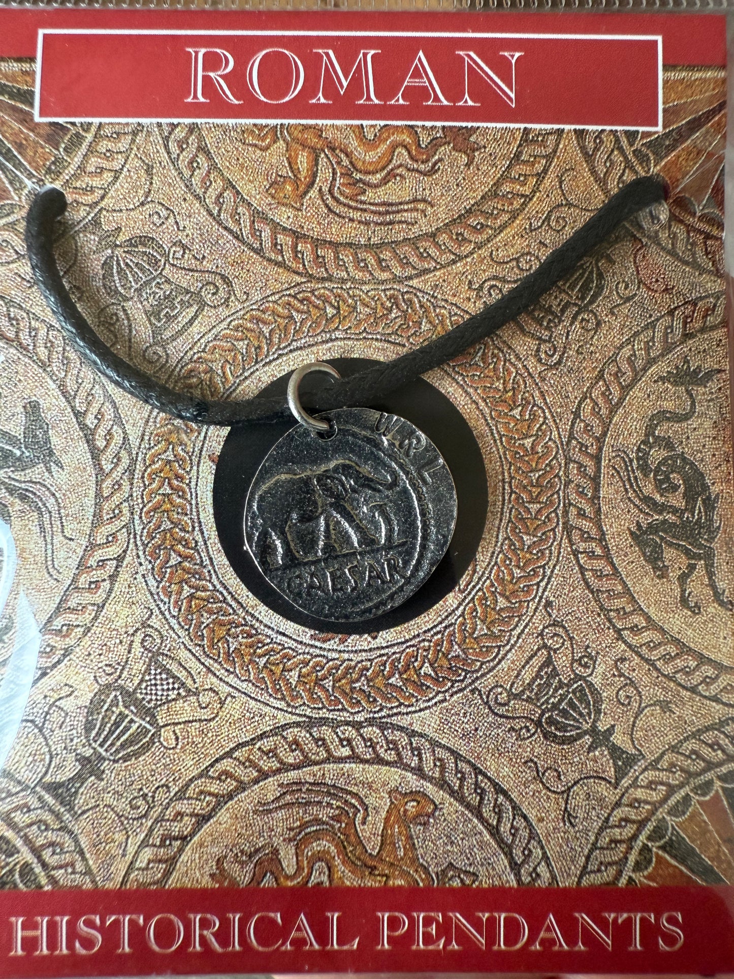 Roman Silver Denarius Julius Caesar Coin Pendant