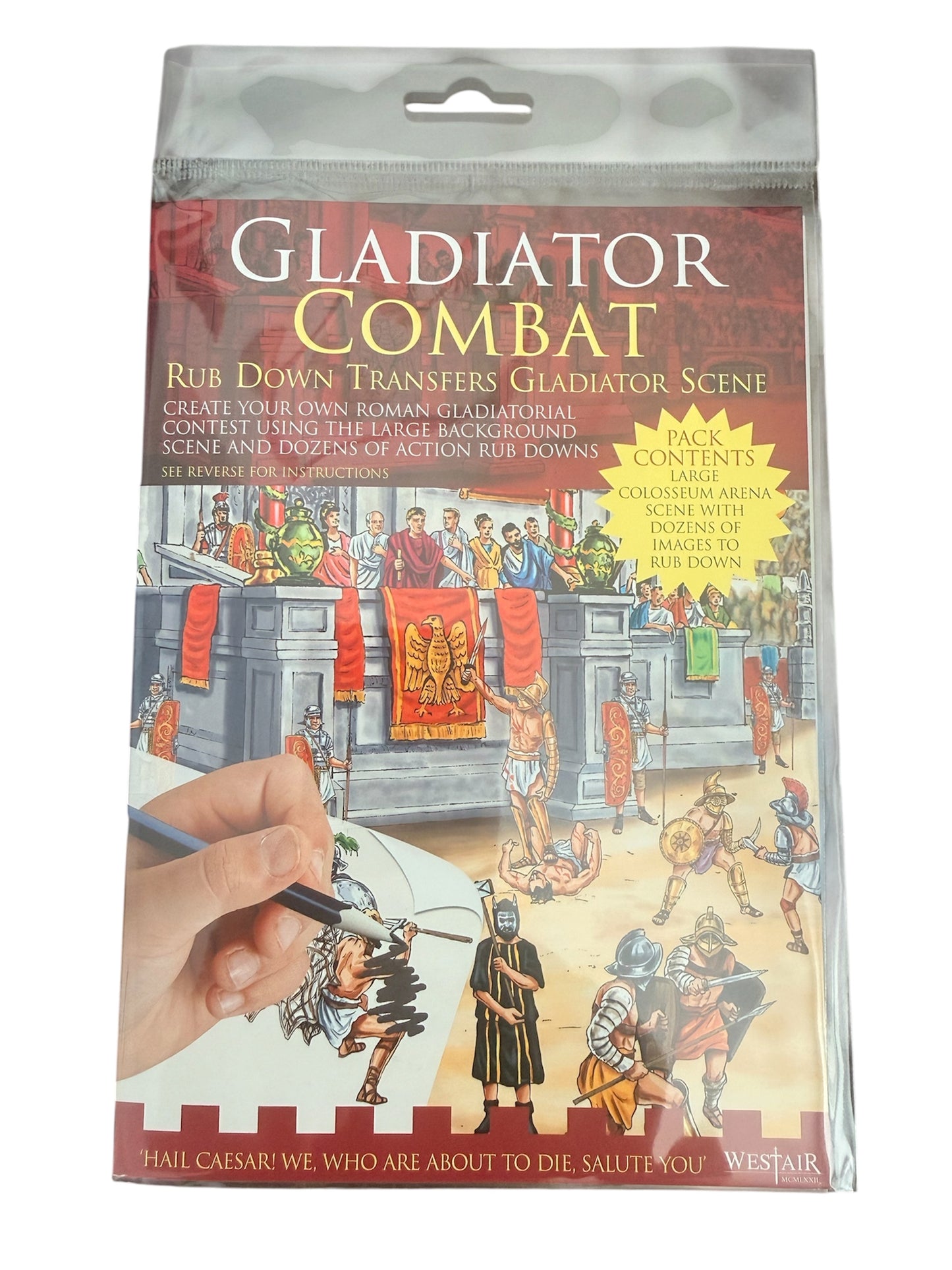 Roman Gladiator Transfer Sticker Pack