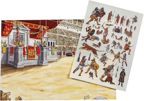 Roman Gladiator Transfer Sticker Pack