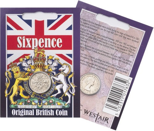 Elizabeth II Sixpence Coin Pack