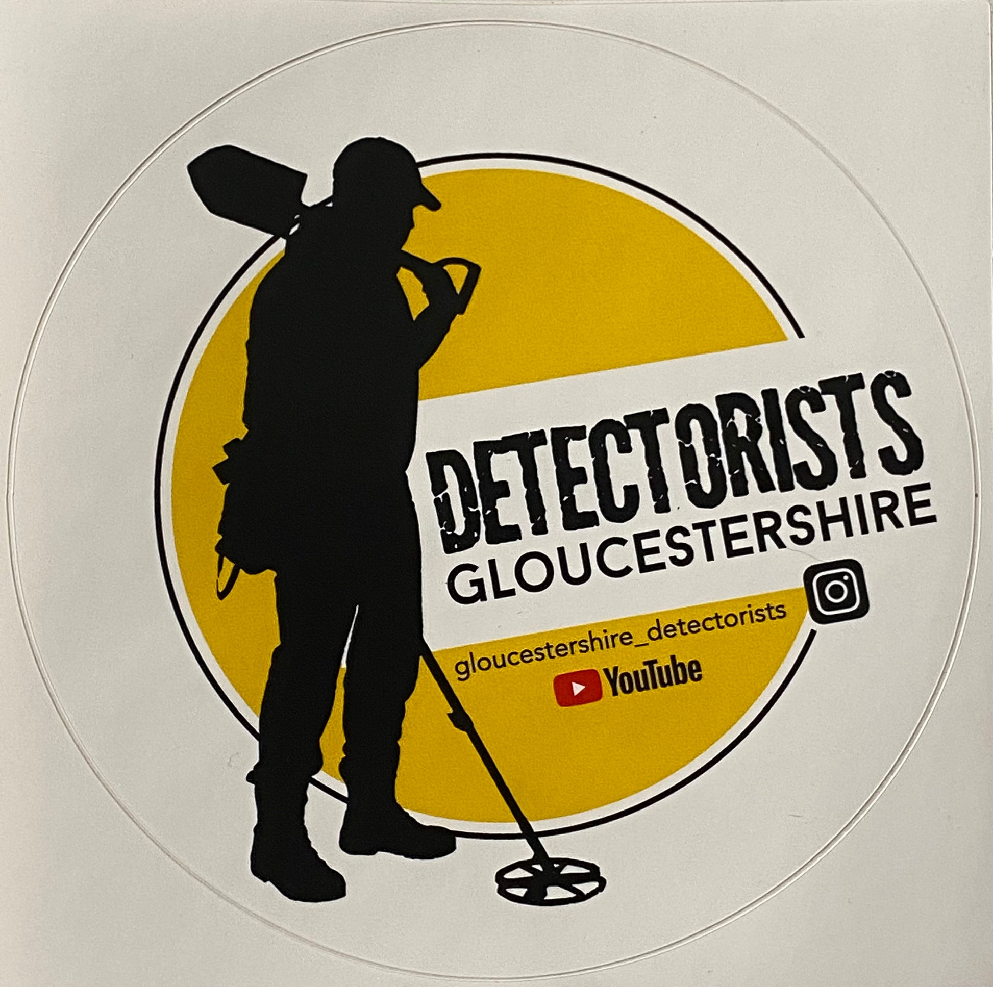 Gds Sticker Gloucestershire Detectorists metal detecting vinyl sticker 10x10 CM an ...
